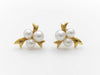 Pearl Diameter Approx. 4.2-5.0mm K18 2.0g Earrings 