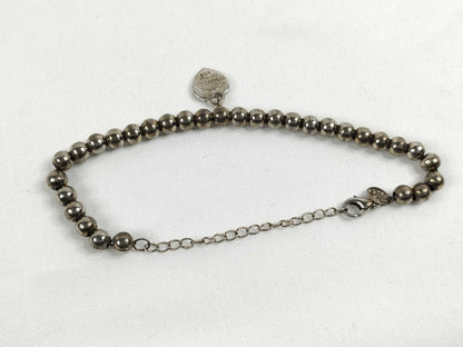 Tiffany & Co. Return to Blue Heart Tag Bead Bracelet, SV925, 6.6g, 20cm, Bracelet/Bangle