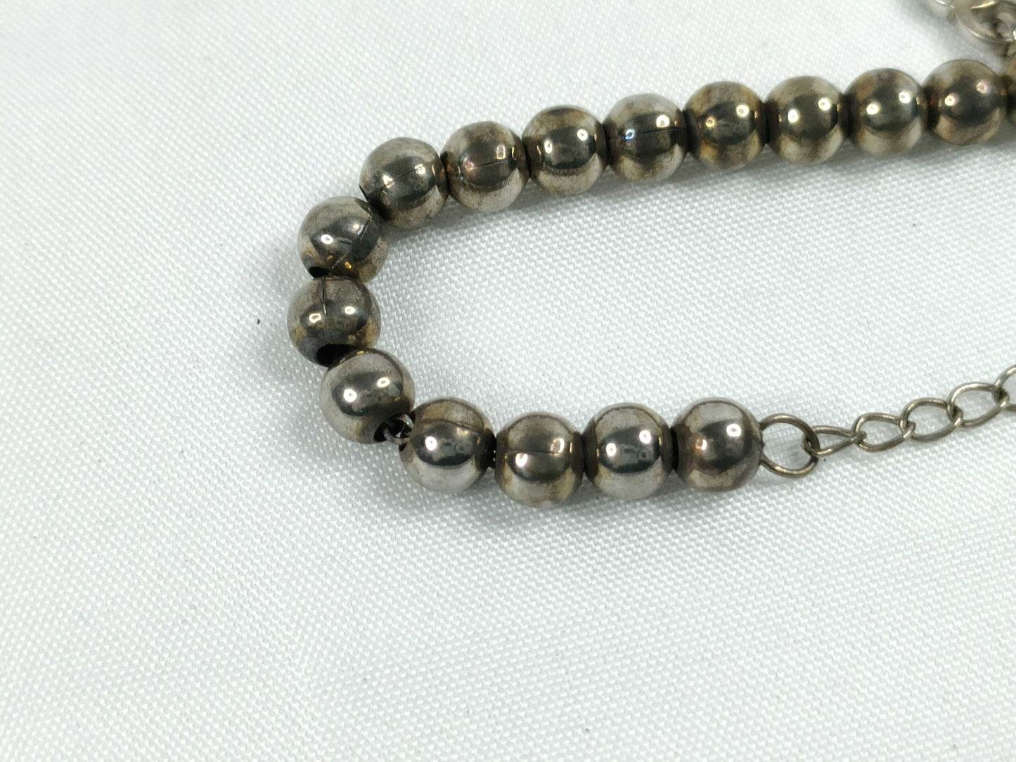 Tiffany & Co. Return to Blue Heart Tag Bead Bracelet, SV925, 6.6g, 20cm, Bracelet/Bangle