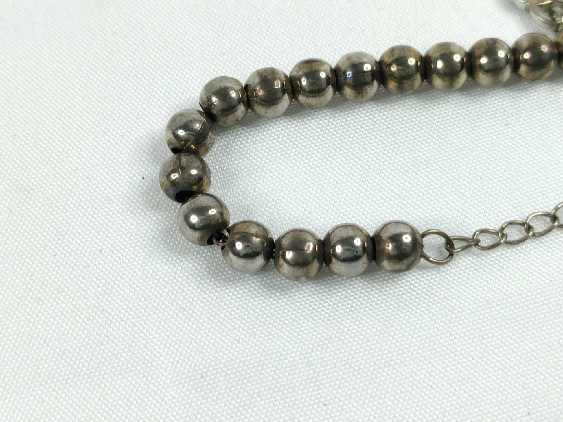 Tiffany & Co. Return to Blue Heart Tag Bead Bracelet, SV925, 6.6g, 20cm, Bracelet/Bangle