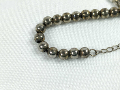 Tiffany & Co. Return to Blue Heart Tag Bead Bracelet, SV925, 6.6g, 20cm, Bracelet/Bangle