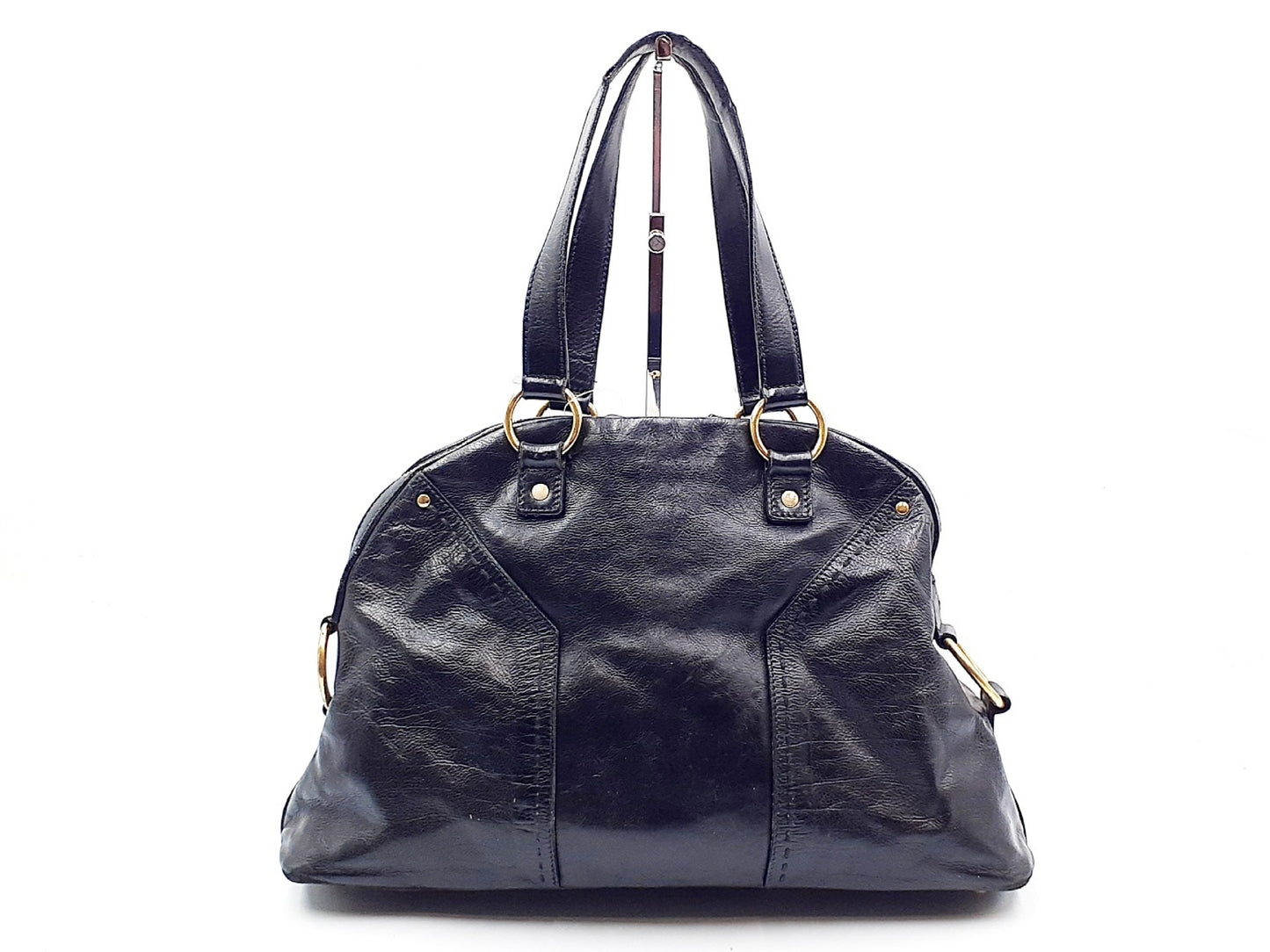 Yves Saint Laurent Muse Gold Hardware Leather Handbag