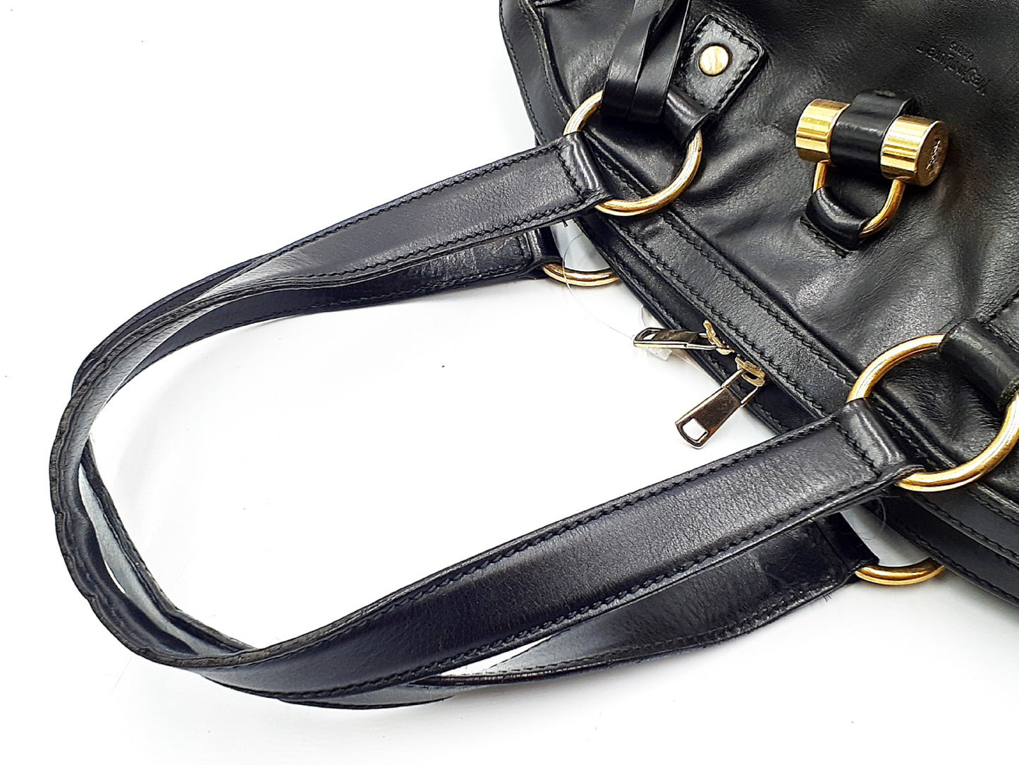 Yves Saint Laurent Muse Gold Hardware Leather Handbag