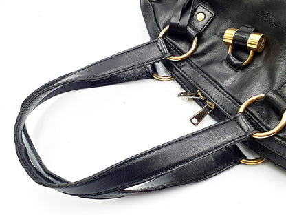 Yves Saint Laurent Muse Gold Hardware Leather Handbag