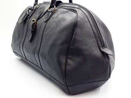 Dior Trotter Leather Boston Bag with Gold Hardware and Black Leather