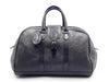 Dior Trotter Leather Boston Bag with Gold Hardware and Black Leather
