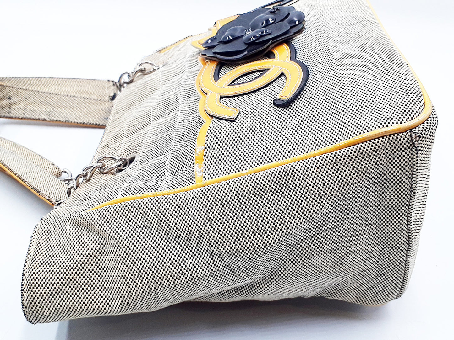 CHANEL Camellia Coco Mark CC No.5 Chain Handbag, 10 Series