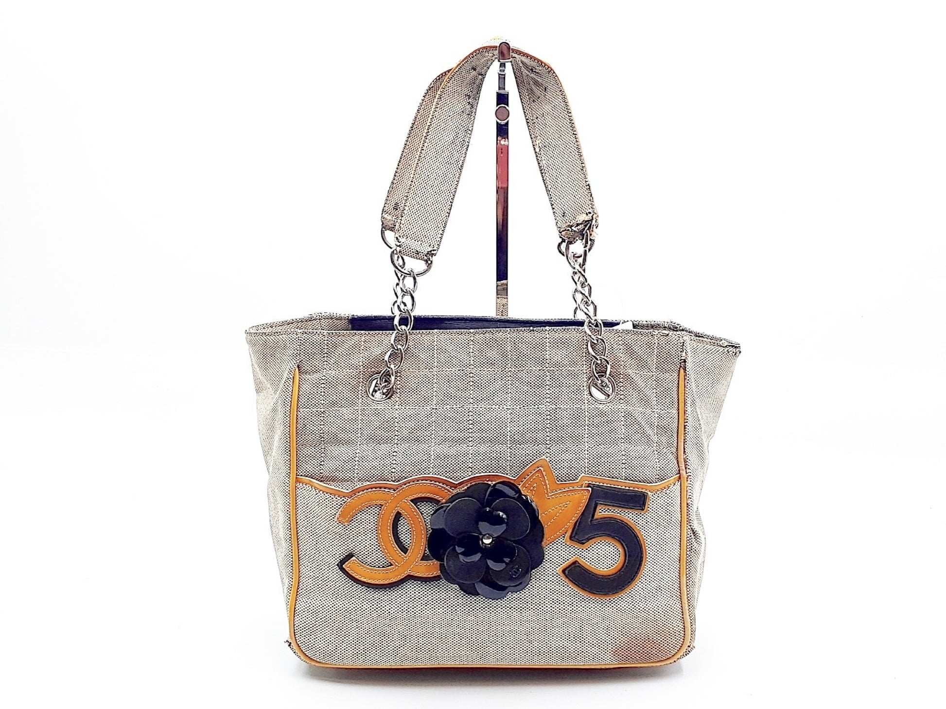 CHANEL Camellia Coco Mark CC No.5 Chain Handbag, 10 Series