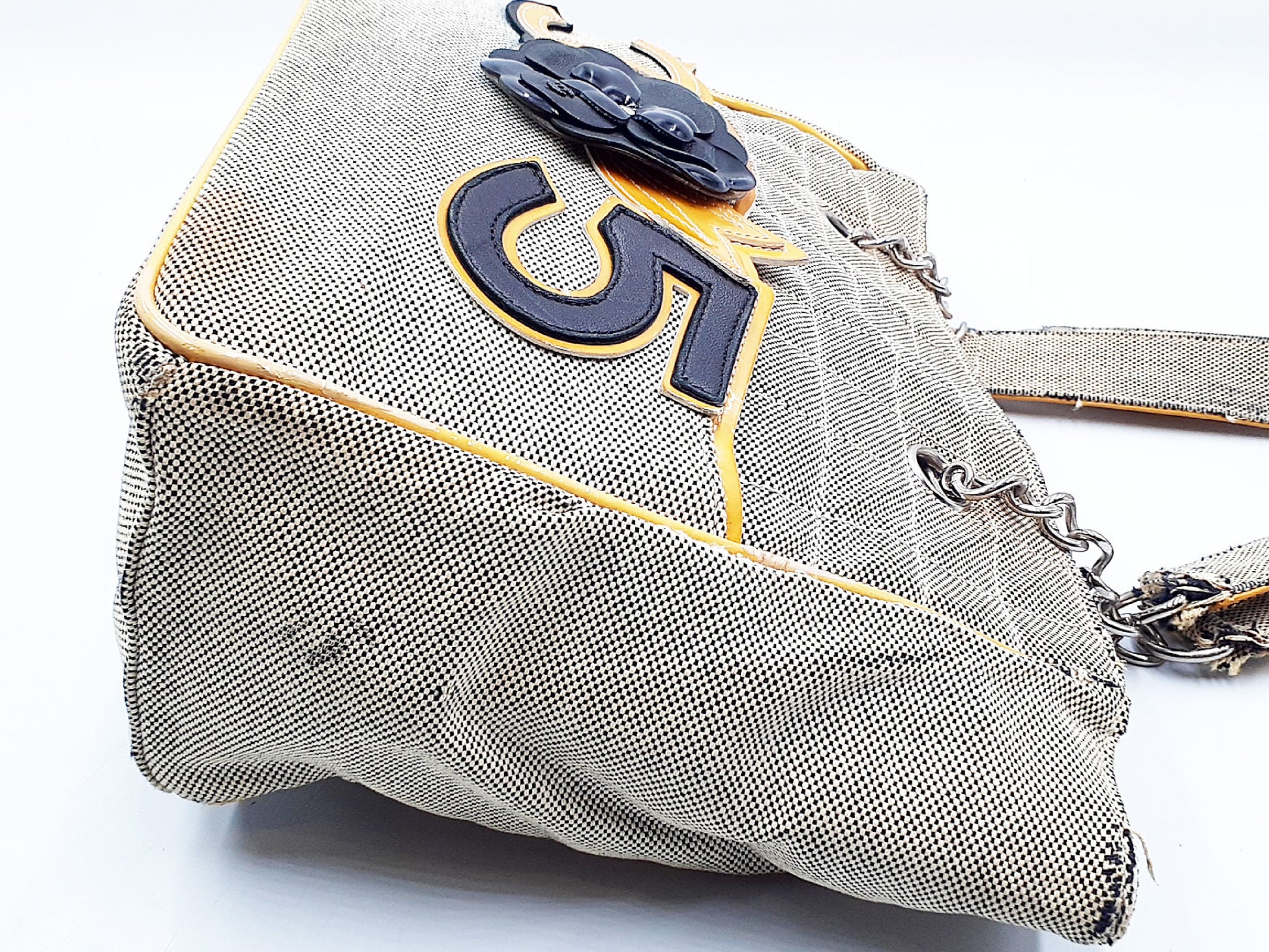 CHANEL Camellia Coco Mark CC No.5 Chain Handbag, 10 Series