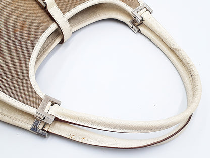 GUCCI Jackie Leather Handbag with Silver Hardware 002.1068