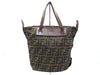 FENDI Zucca Leather Tote Bag