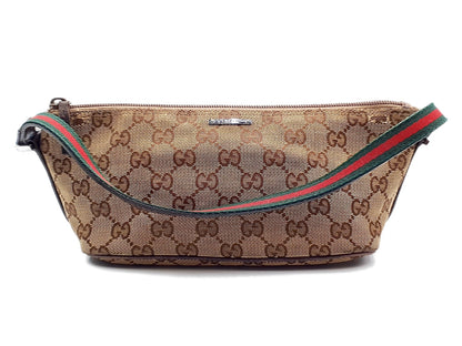 GUCCI GG Canvas Sherry Line 141809 Pouch