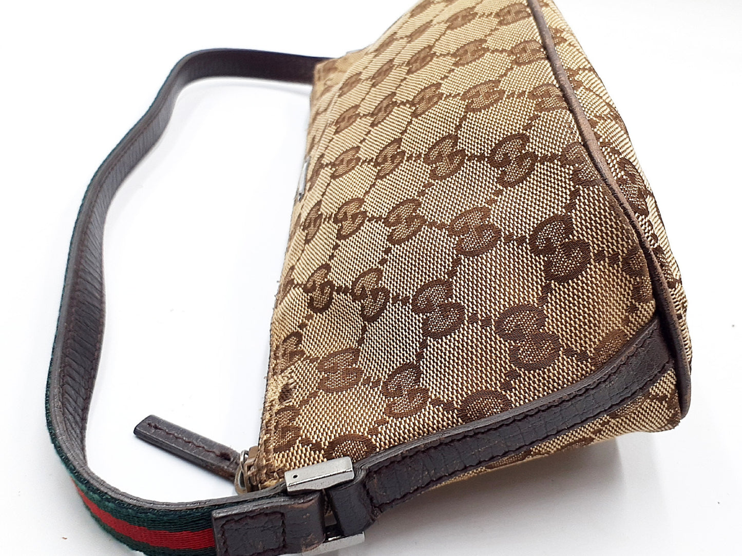 GUCCI GG Canvas Sherry Line 141809 Pouch