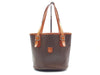 CELINE Macadam Bucket Tote with Gold Hardware and Leather