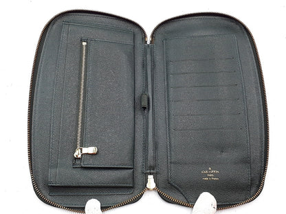 LOUIS VUITTON 4-Piece Set: Taiga Organizer, Monogram Cigarette Case, Damier Monogram iPhone Case, and Other Accessories