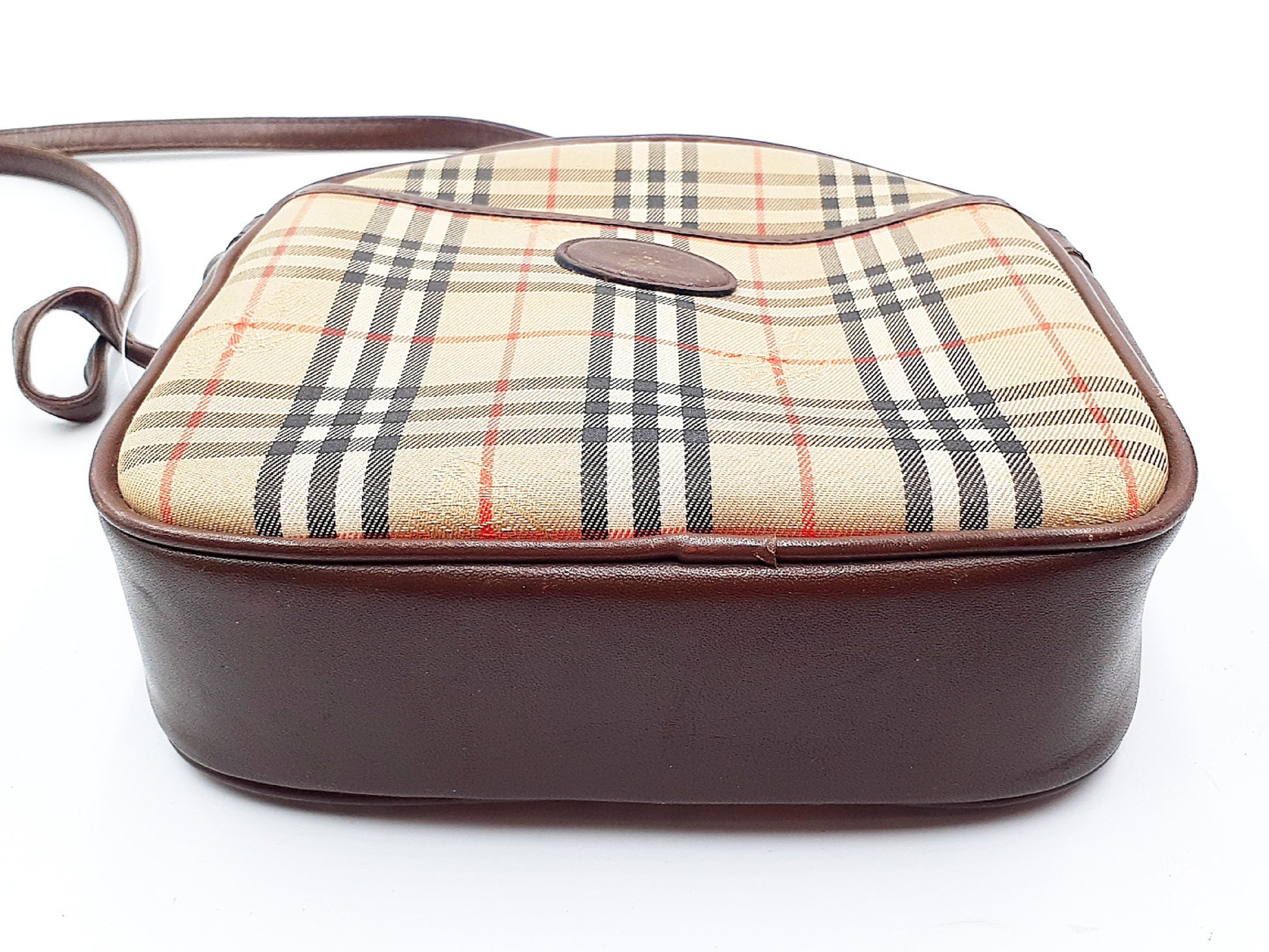 BURBERRY Nova Check Leather Bag 4-Piece Shoulder Bag Set