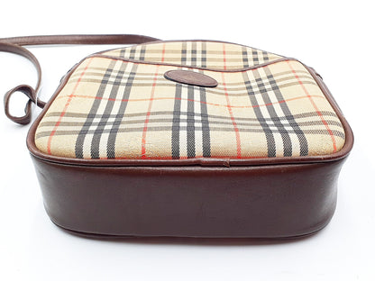 BURBERRY Nova Check Leather Bag 4-Piece Shoulder Bag Set
