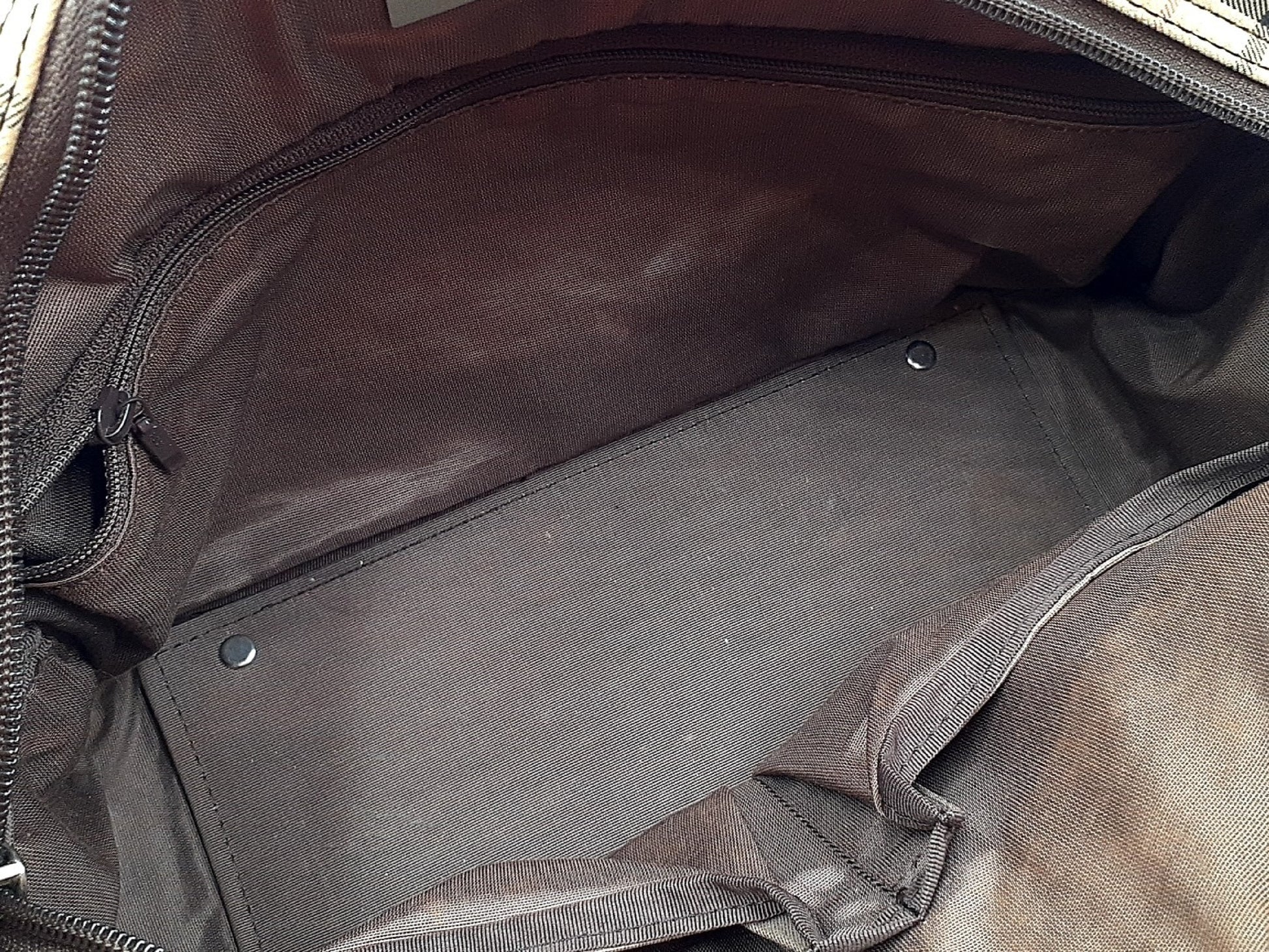 BURBERRY Nova Check Leather Bag 4-Piece Set Bag