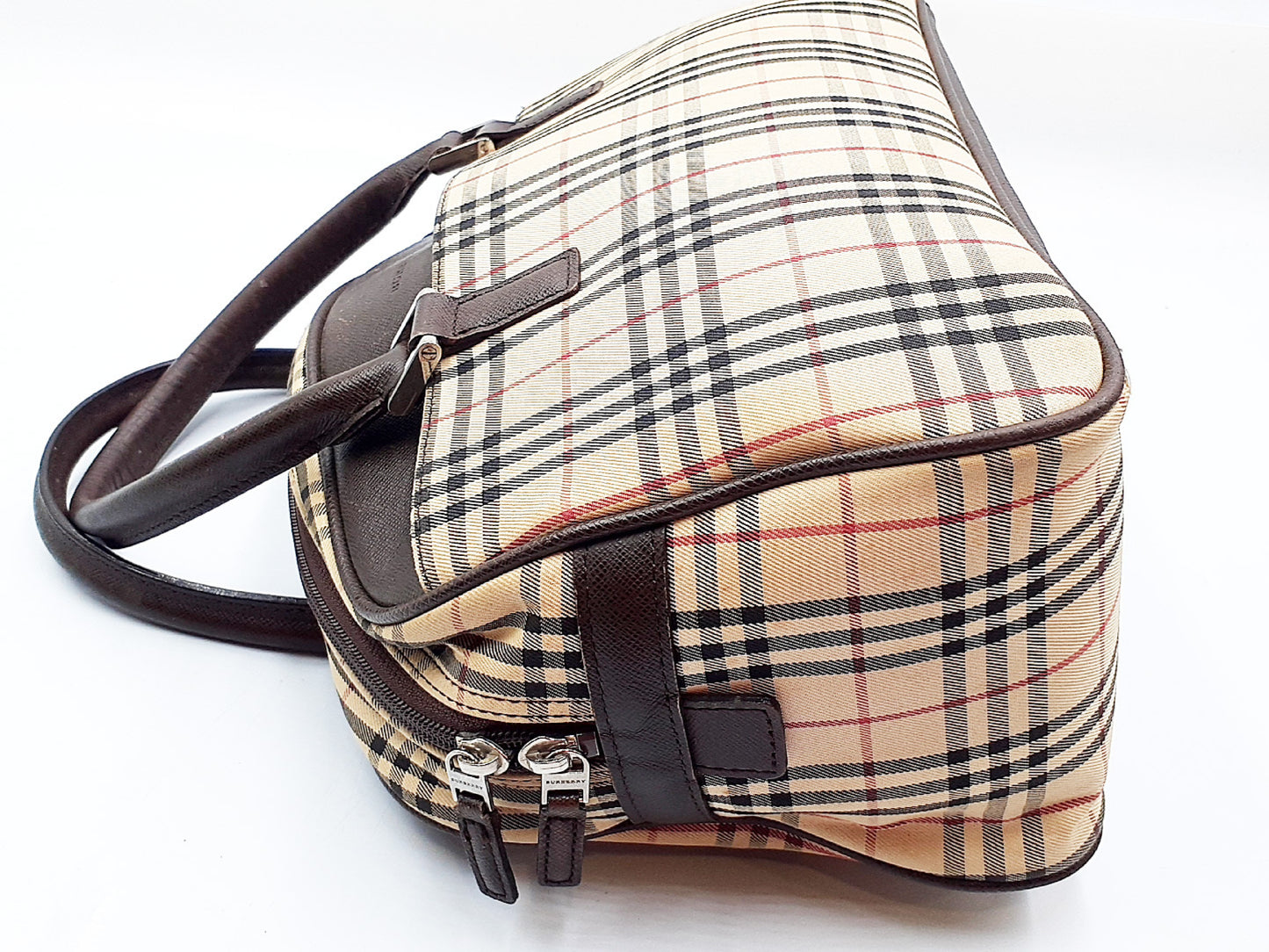 BURBERRY Nova Check Leather Bag 4-Piece Set Bag