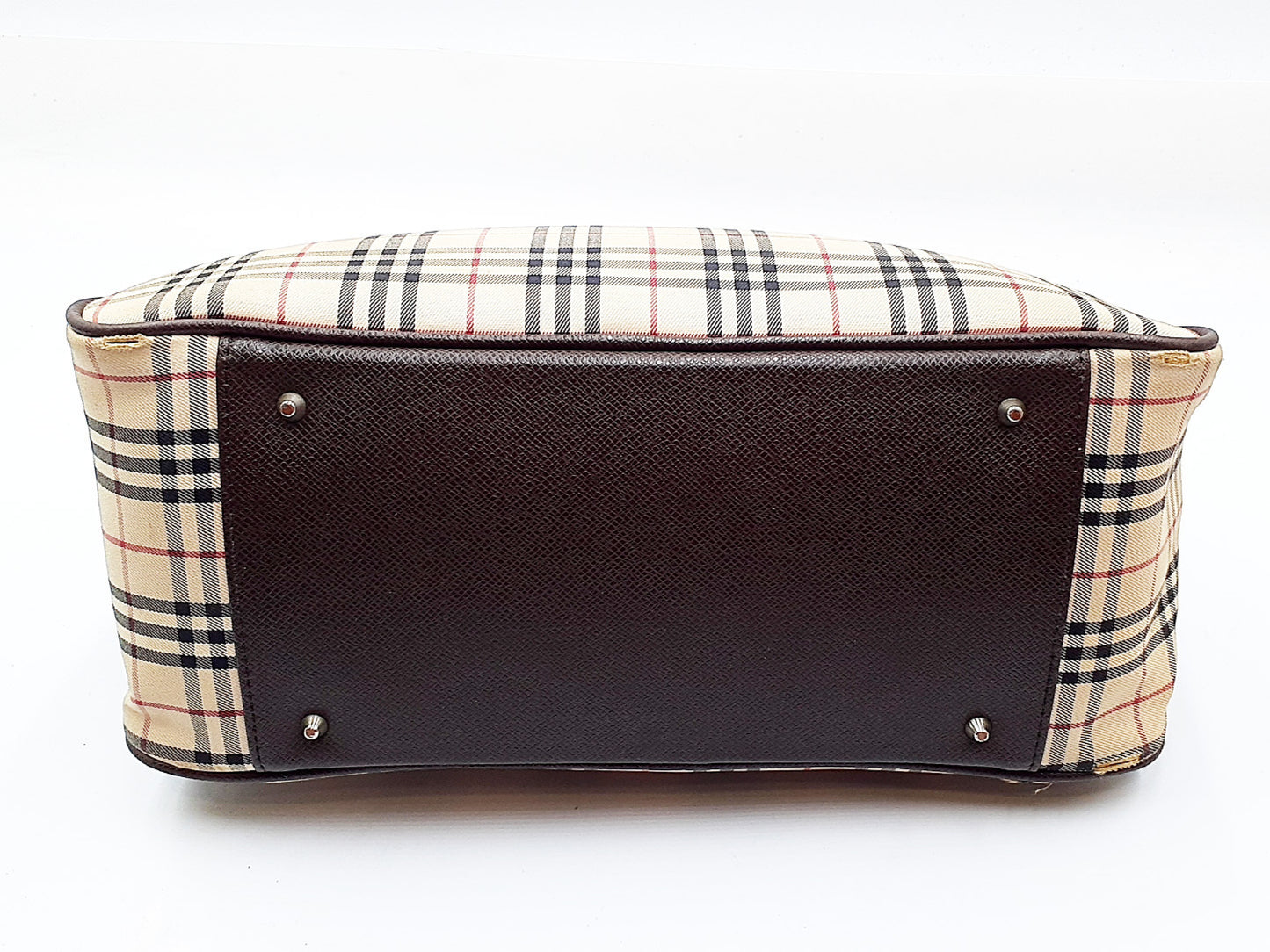 BURBERRY Nova Check Leather Bag 4-Piece Set Bag