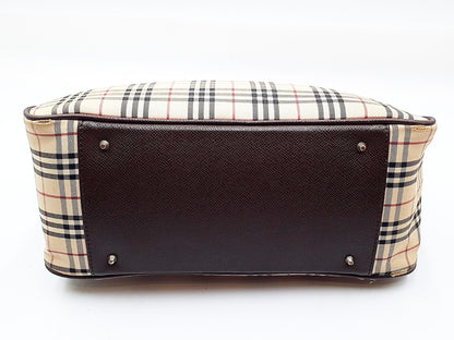 BURBERRY Nova Check Leather Bag 4-Piece Set Bag