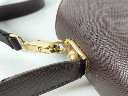 Salvatore Ferragamo 2-way shoulder bag and handbag in Gancini Saffiano leather