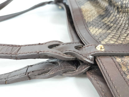 GUCCI GUCCI Swing Tote Bag Pouch Python Tote Bag