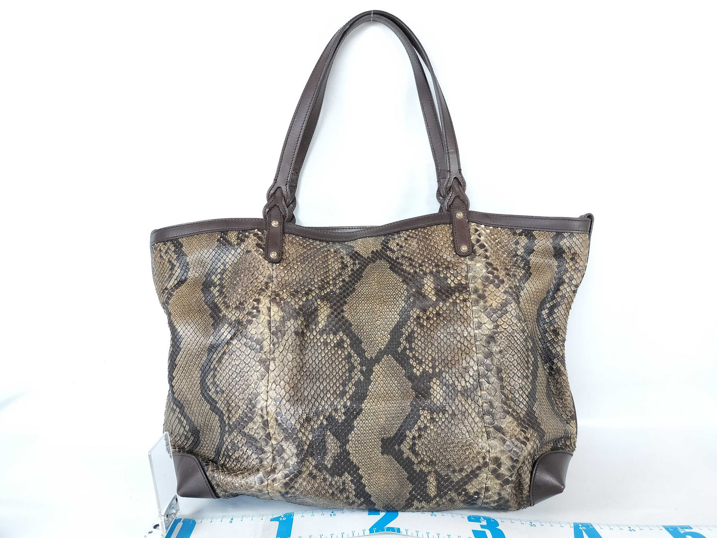 GUCCI GUCCI Swing Tote Bag Pouch Python Tote Bag