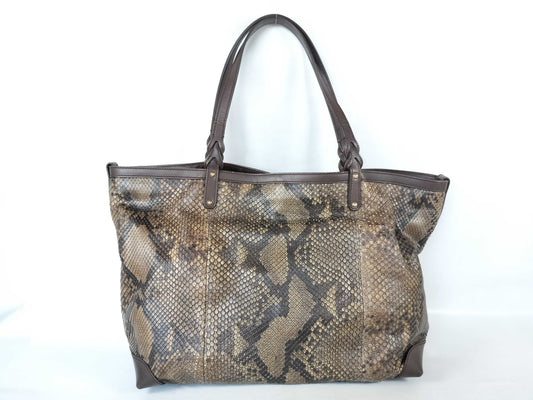 GUCCI GUCCI Swing Tote Bag Pouch Python Tote Bag