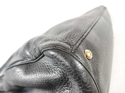 GUCCI Bamboo Swing Leather Tote Bag Handbag