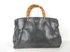 GUCCI Bamboo Swing Leather Tote Bag Handbag