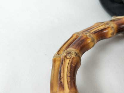 GUCCI Bamboo Swing Leather Tote Bag Handbag