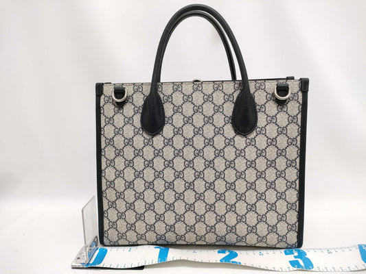 GUCCI GG Supreme GUCCI Tote Bag GG Supreme Interlocking Double G Tote Bag