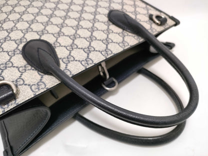 GUCCI GG Supreme GUCCI Tote Bag GG Supreme Interlocking Double G Tote Bag