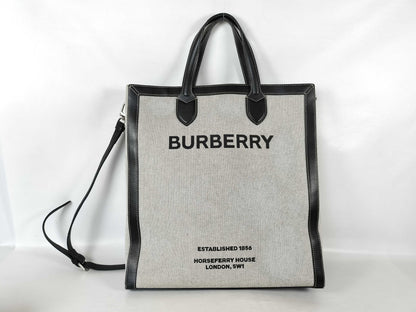 BURBERRY Horseferry 2-way shoulder bag/tote bag