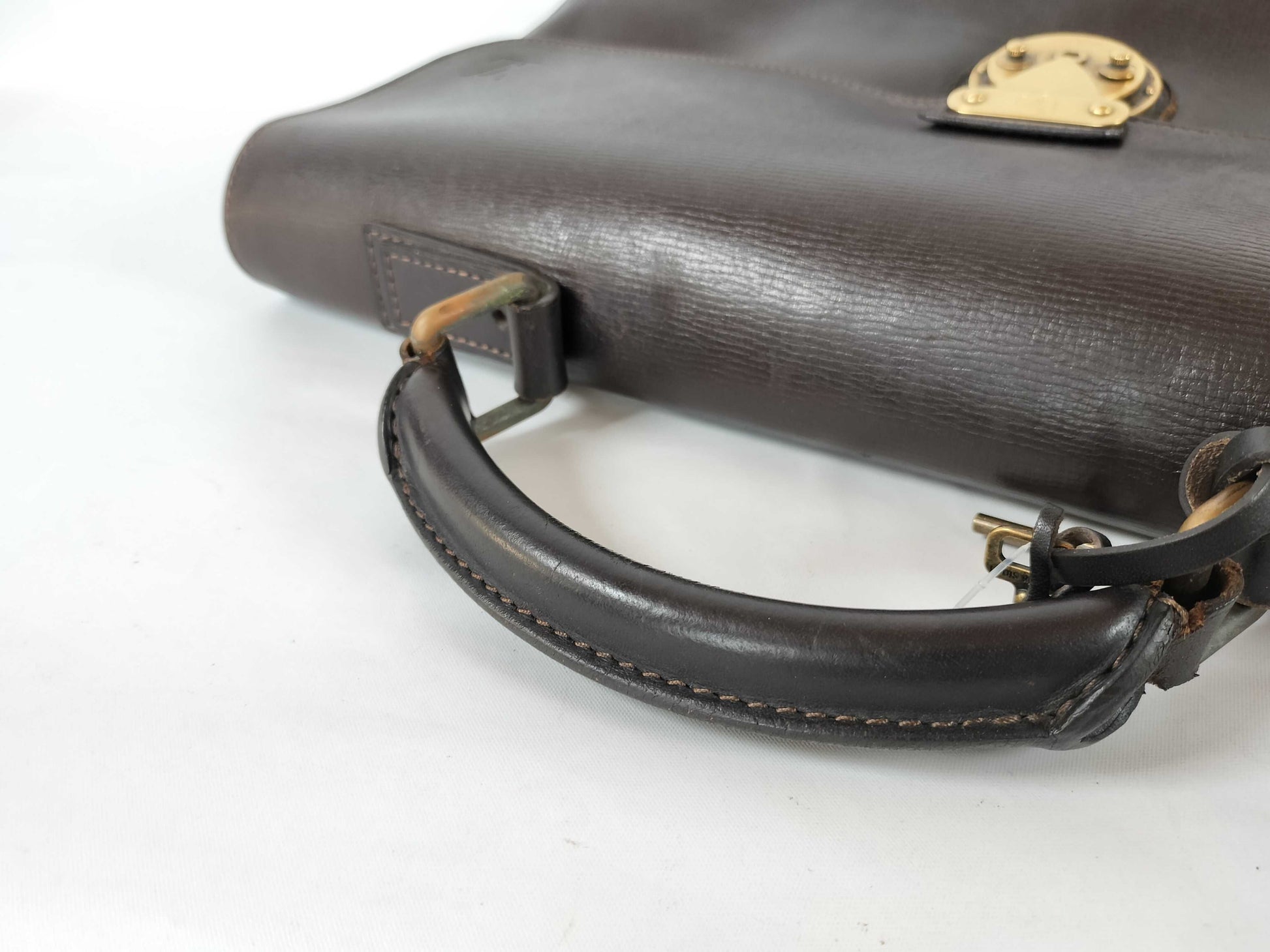 LOUIS VUITTON Utah Apache Business Bag with Lock