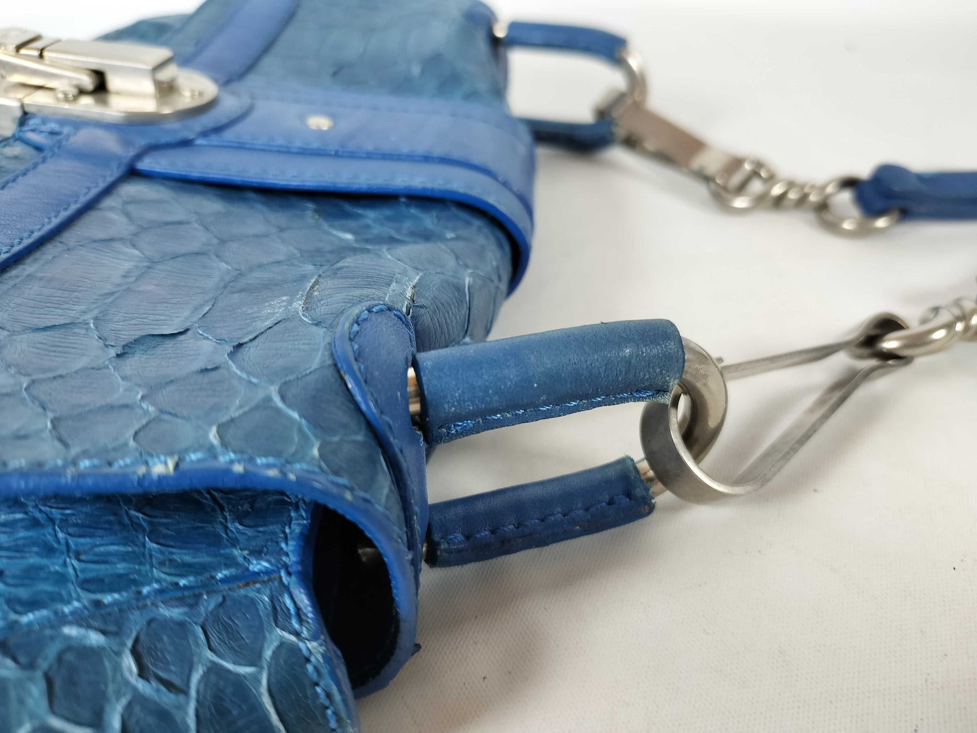 Chloe Python Chain One-Shoulder Bag Shoulder Bag