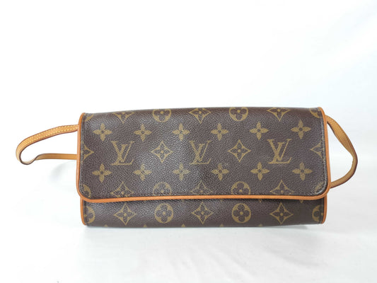 LOUIS VUITTON Monogram Pochette Twin MM Shoulder Bag