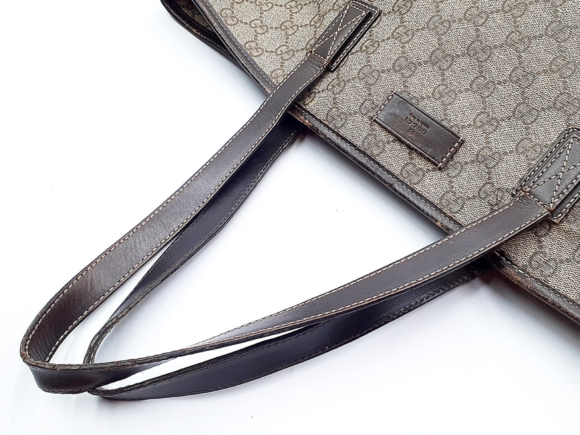 GUCCI GG Crystal 4-Piece Set GG Supreme GG Crystal GG Canvas Leather Tote Bag