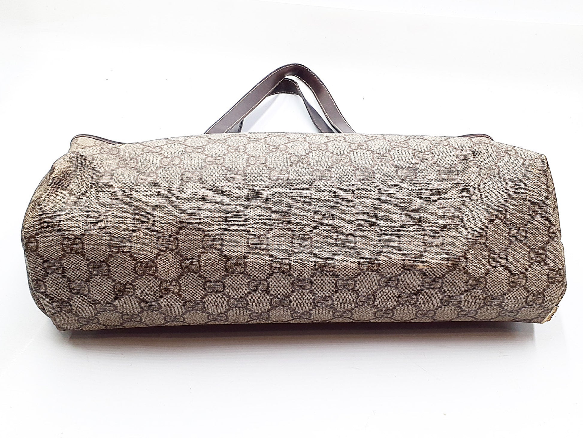 GUCCI GG Crystal 4-Piece Set GG Supreme GG Crystal GG Canvas Leather Tote Bag