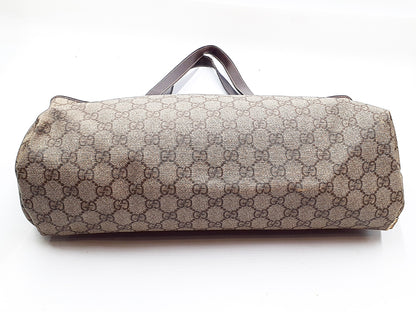 GUCCI GG Crystal 4-Piece Set GG Supreme GG Crystal GG Canvas Leather Tote Bag