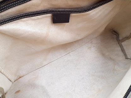 GUCCI GG Crystal 4-Piece Set GG Supreme GG Crystal GG Canvas Leather Tote Bag