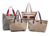 GUCCI GG Crystal 4-Piece Set GG Supreme GG Crystal GG Canvas Leather Tote Bag
