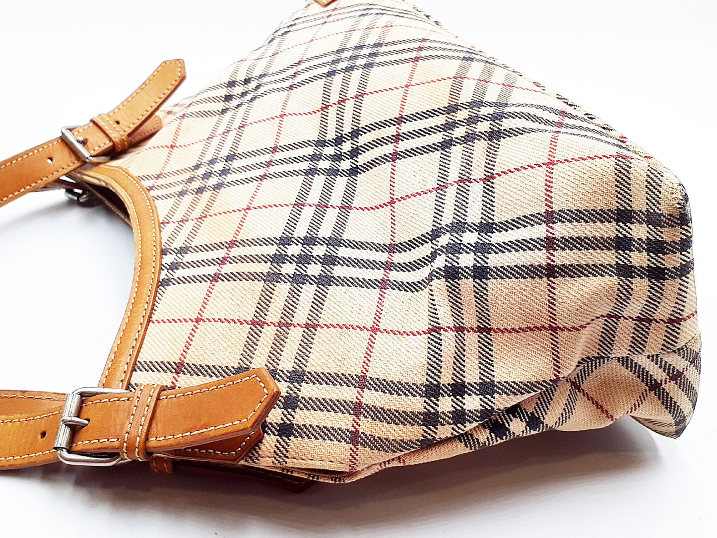 BURBERRY Nova Check Leather Bag 4-Piece Set Tote Bag