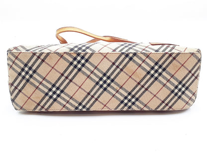 BURBERRY Nova Check Leather Bag 4-Piece Set Tote Bag