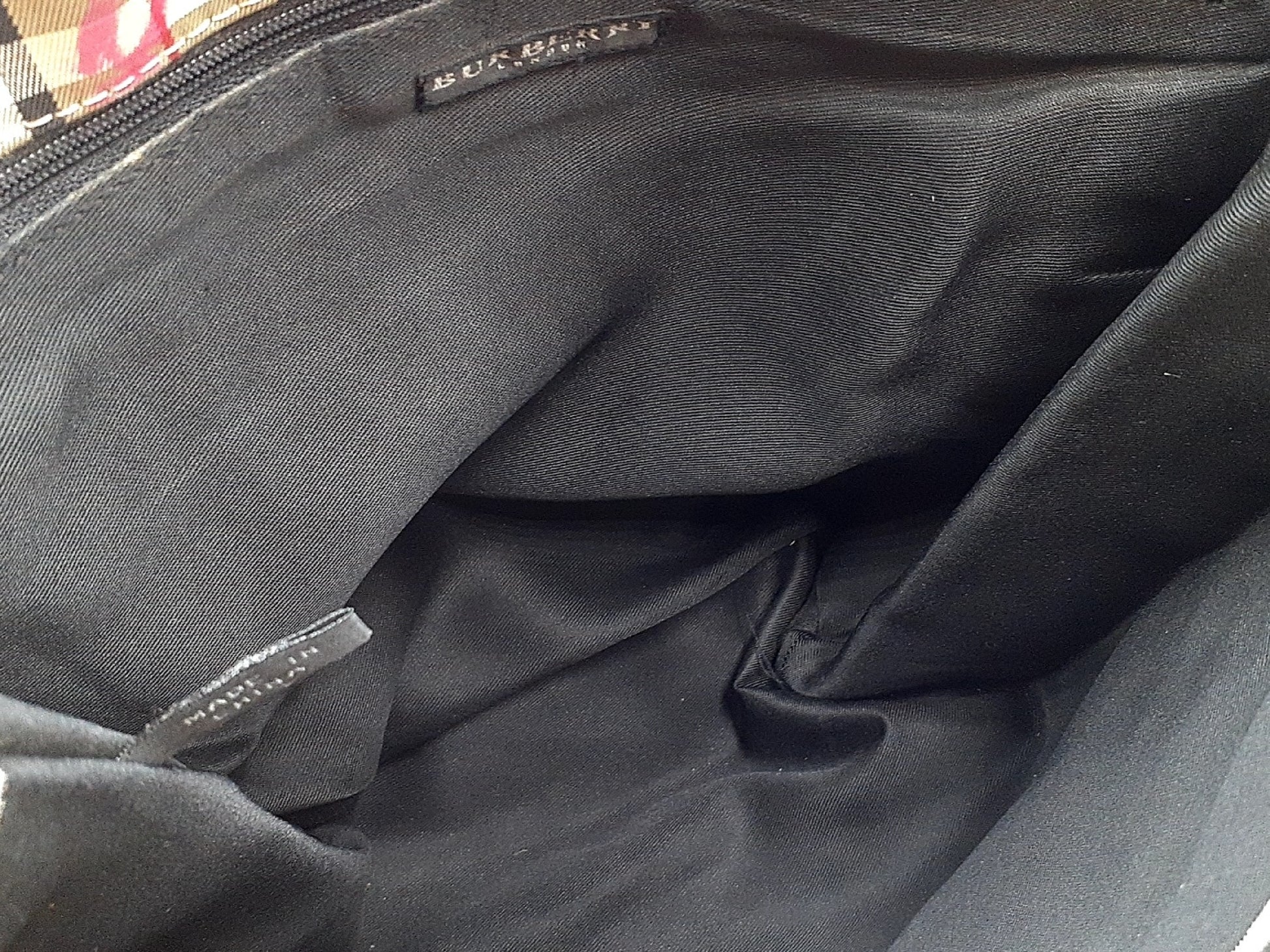 BURBERRY Nova Check Leather Bag 3-Piece Shoulder Bag Set