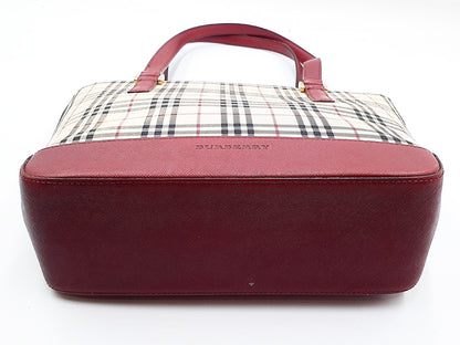 BURBERRY Nova Check Leather Bag 4-Piece Shoulder Bag Set