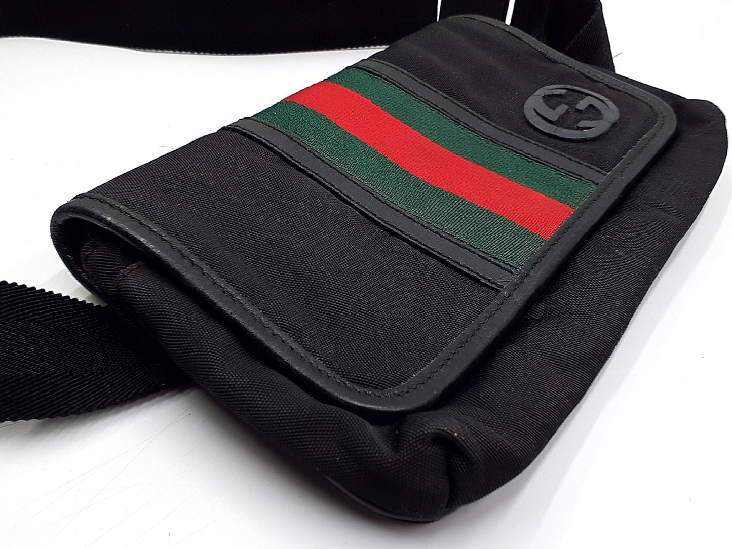 GUCCI Sherry Line Interlocking G Leather Body Bag 181064 Shoulder Bag