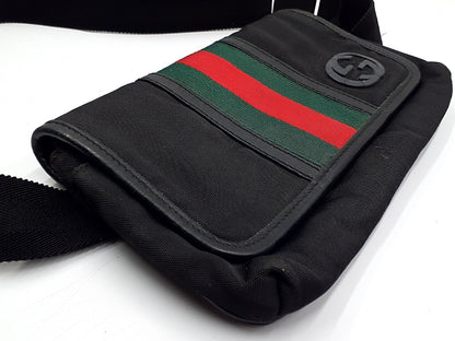 GUCCI Sherry Line Interlocking G Leather Body Bag 181064 Shoulder Bag