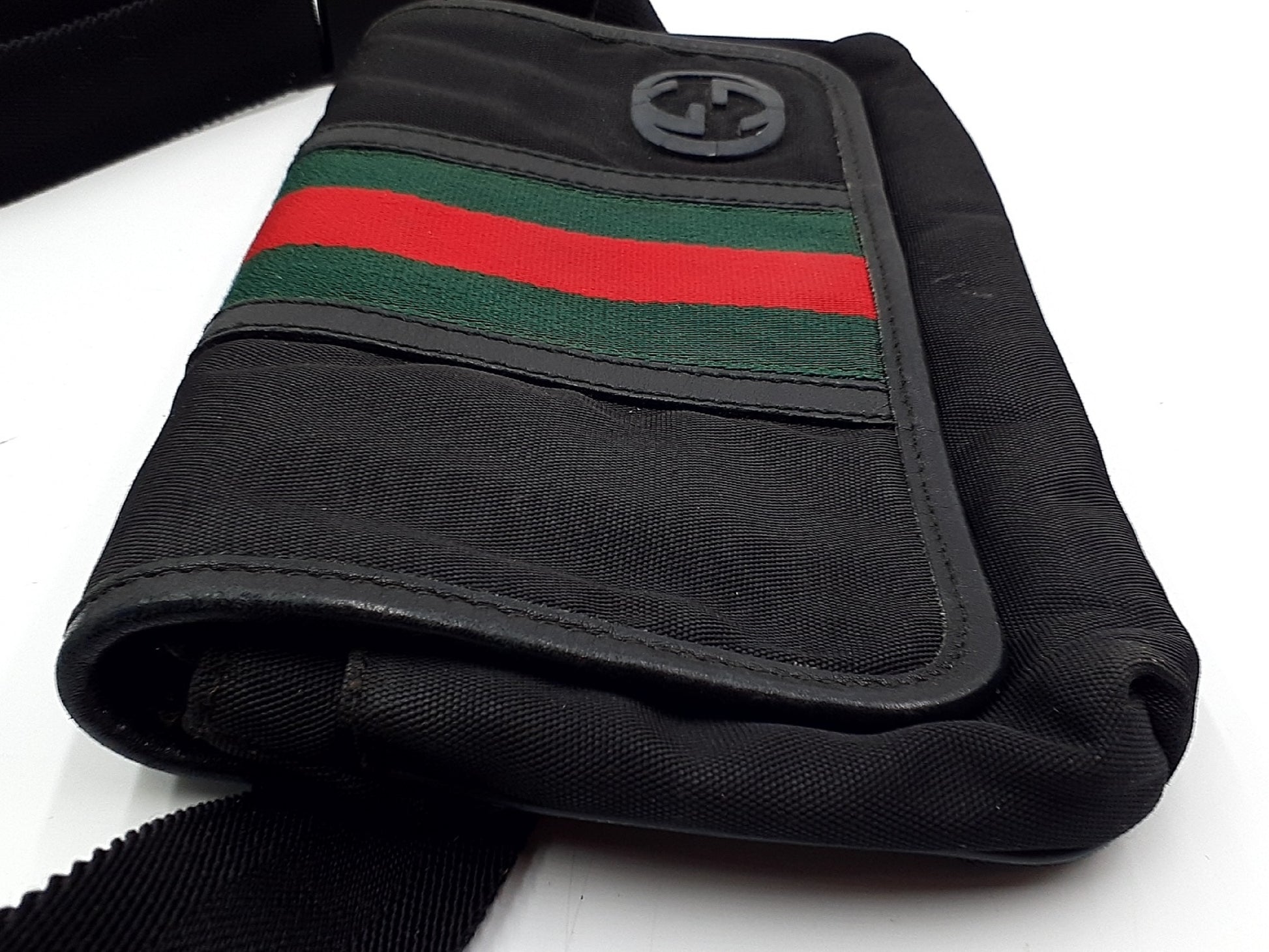 GUCCI Sherry Line Interlocking G Leather Body Bag 181064 Shoulder Bag